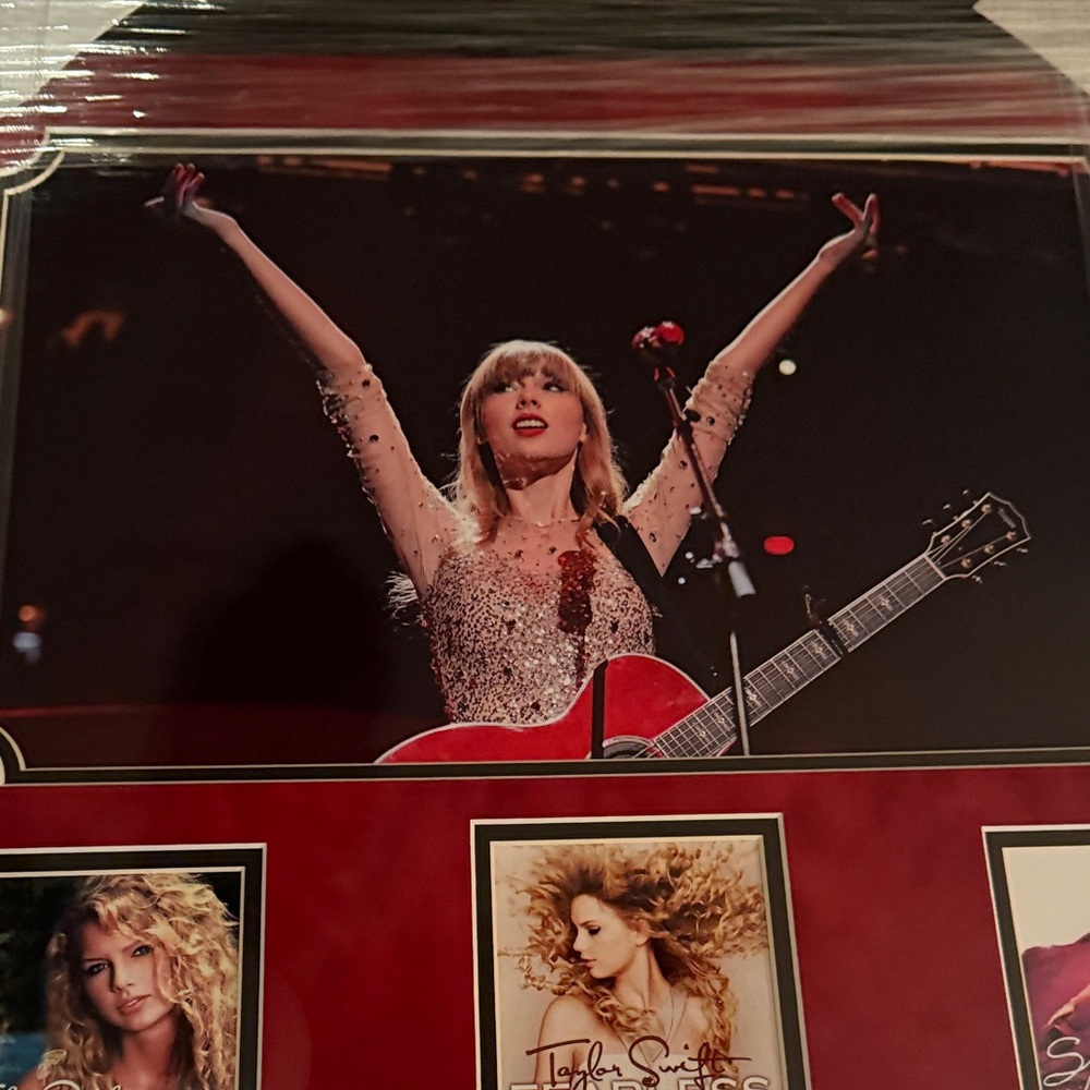 Taylor Swift collage with Autograph!